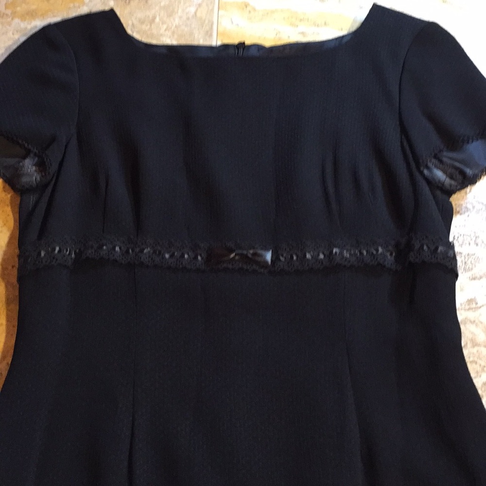 Nanette Lepore Robespierre Black capsleeved fitted - Picture 2 of 7
